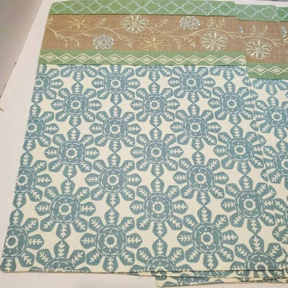 Lot of 4 SONOMA LIFE + STYLE PLACEMATS - 100% Cotton 18